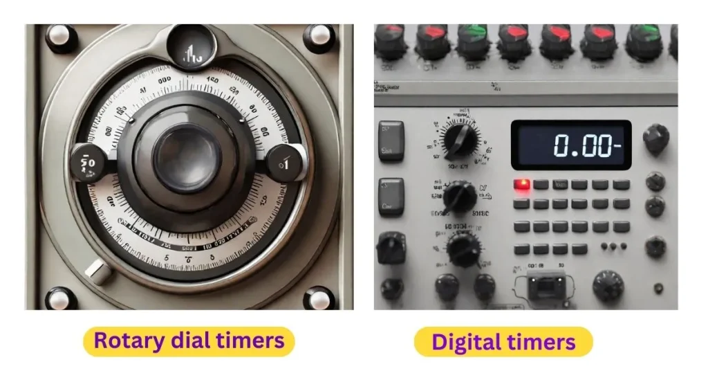 Shut off sprinkler system timer rotary and digital