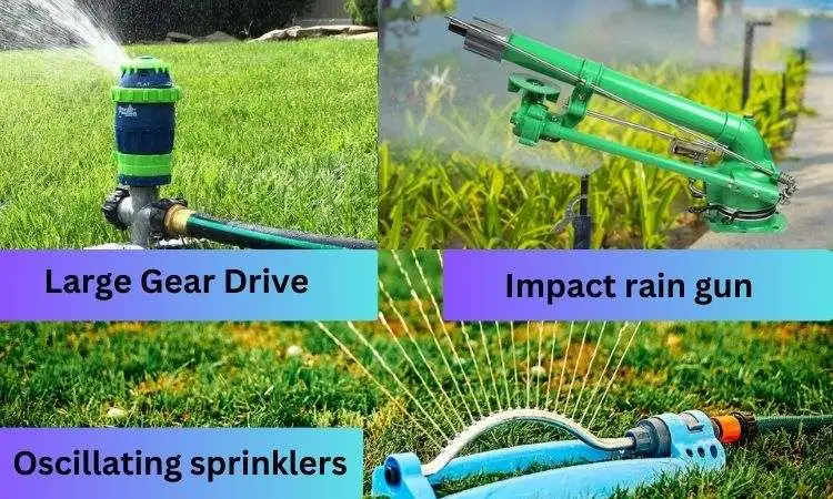 Types of rain gun