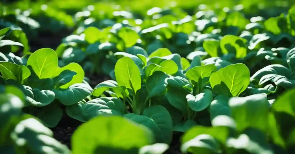 A variety of spinach types are clearly labeled, showcasing the diversity of this nutritious vegetable