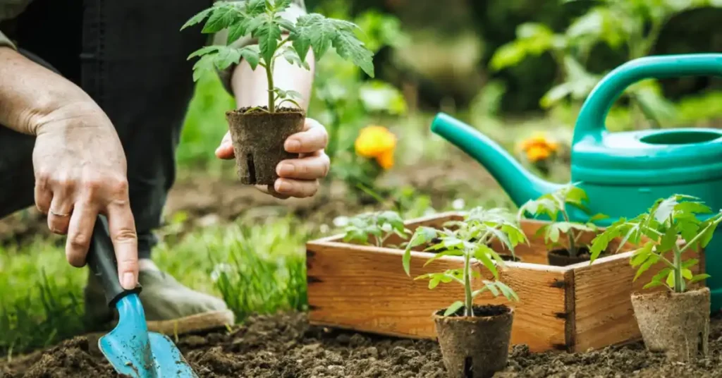 The Complete Tomato Plant Life Cycle Explained Transplanting tomato seedlings