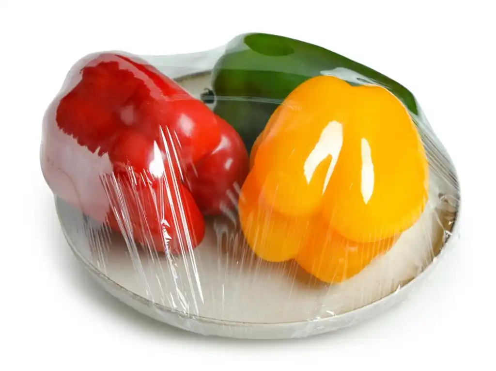 Pepper storage by plastic wrapping