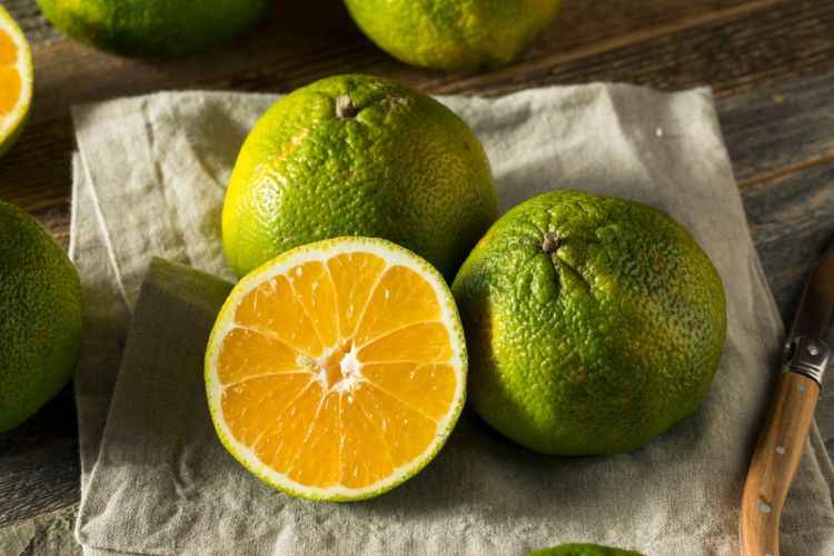 Ugli Fruit on a table 